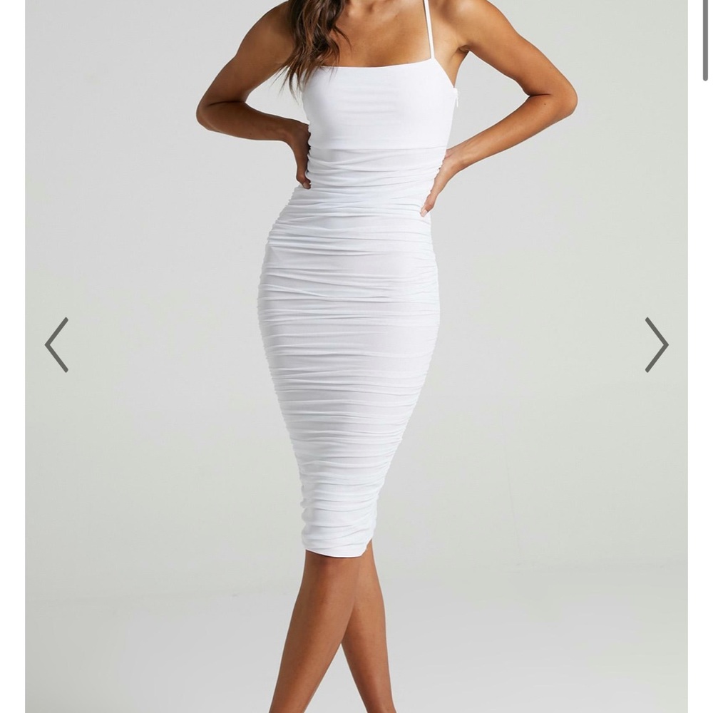White Midi Showpo Dress